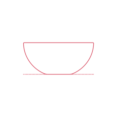 Objects Serving Bowls Ikea Blanda Matt Serving Bowl 8 Inch Sticker Svg Vector, Free Vectors File